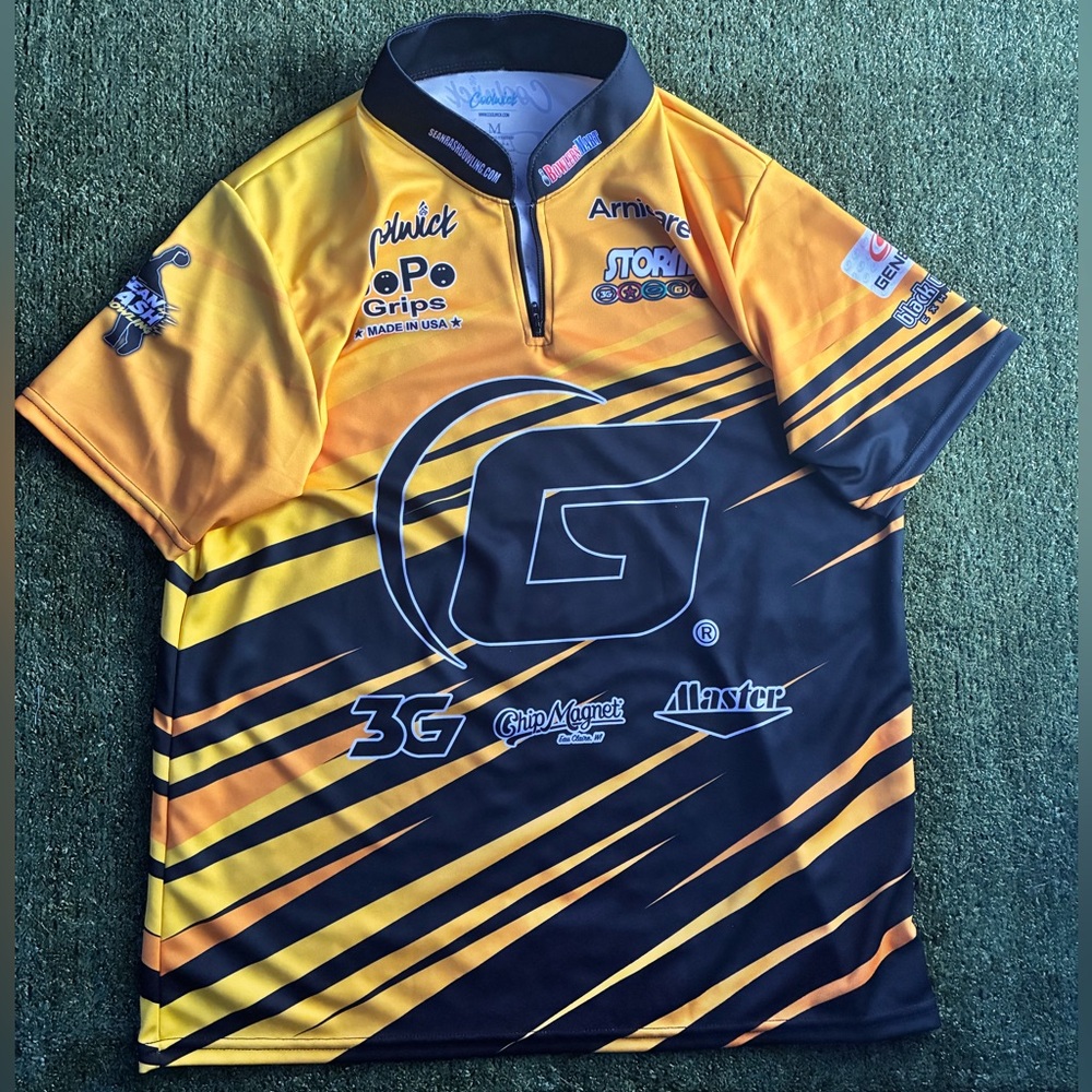 Coolwick Bowling Jersey – Multi-Signed – Storm / PBA Style - Never Worn - Sz M